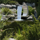 Swimming pool waterfall fountain Stainless steel 45 x 30 x 60 cm