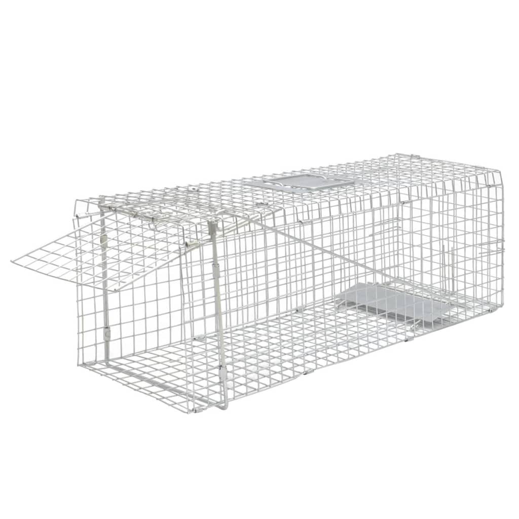 Galvanized animal trap 80 cm