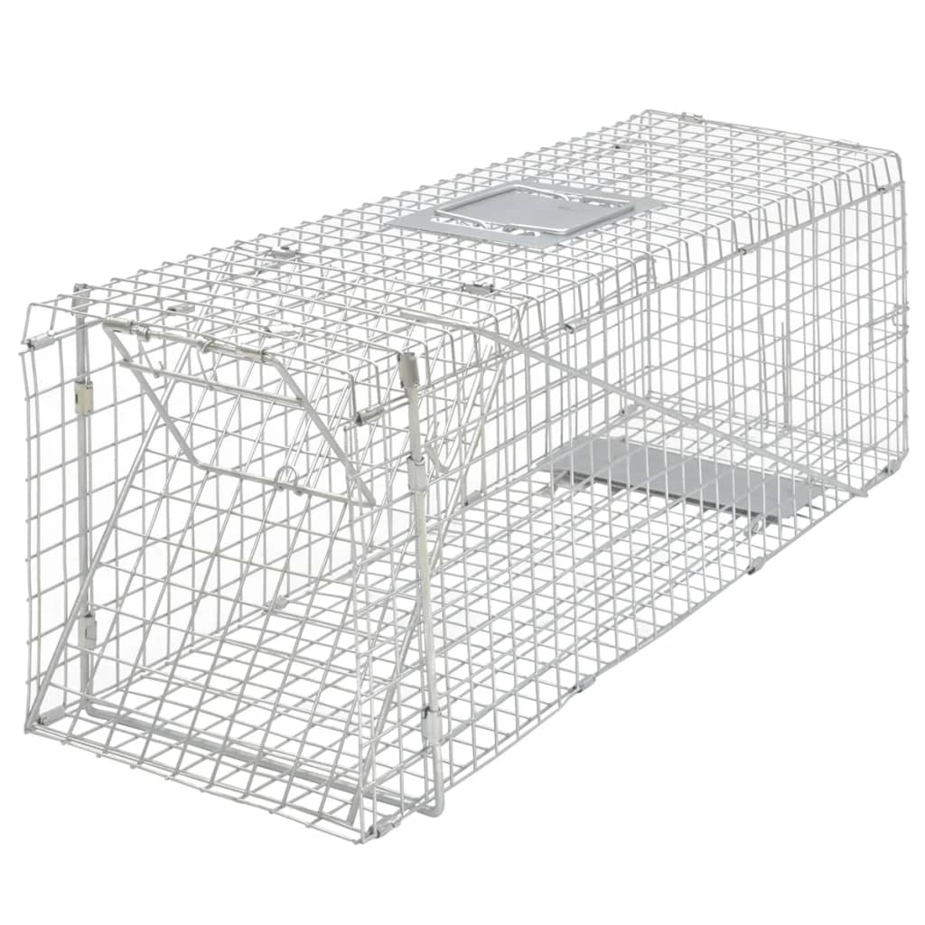 Galvanized animal trap 80 cm