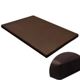 Tapis pour chien plat et carré marron M