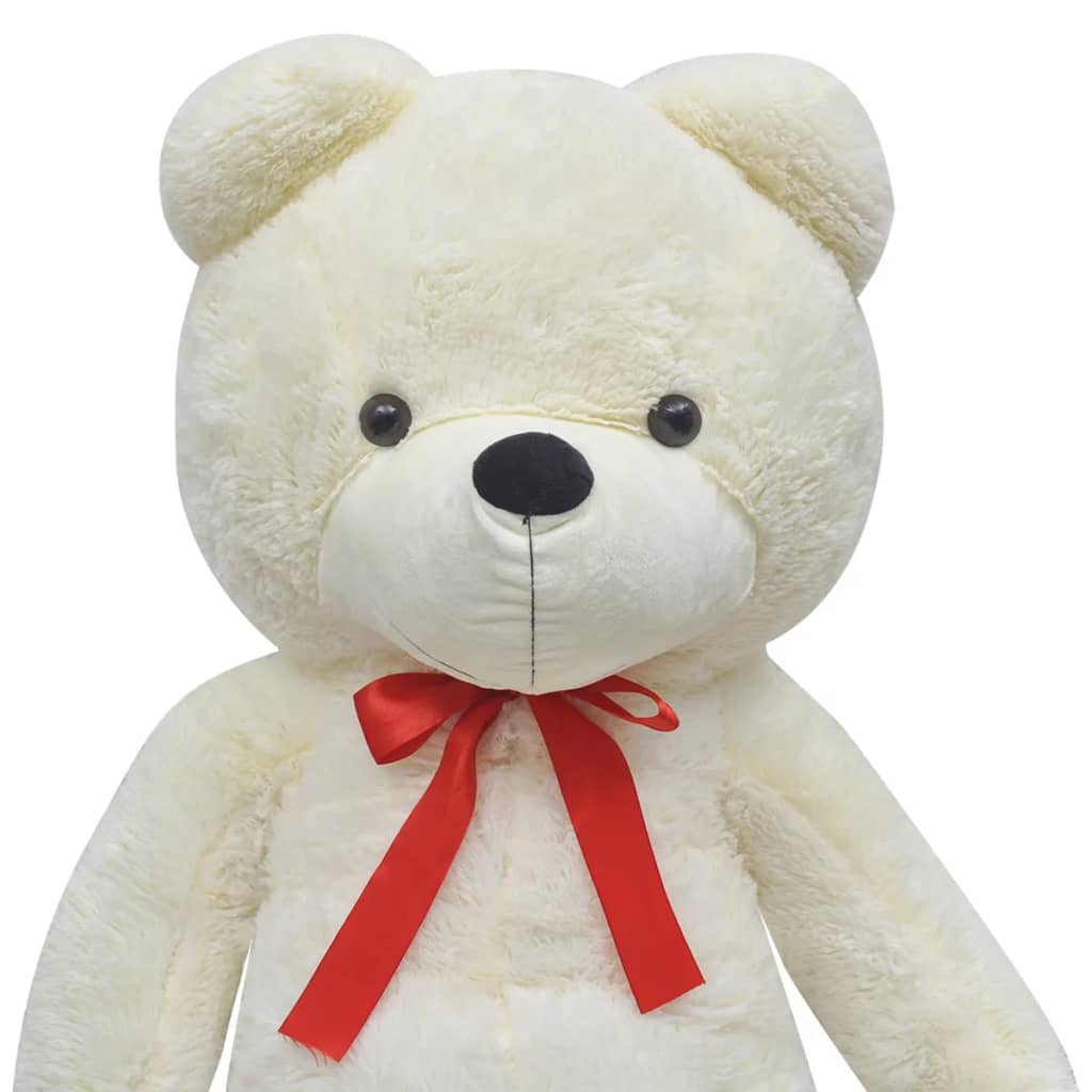 Ourson en peluche XXL Blanc 135 cm