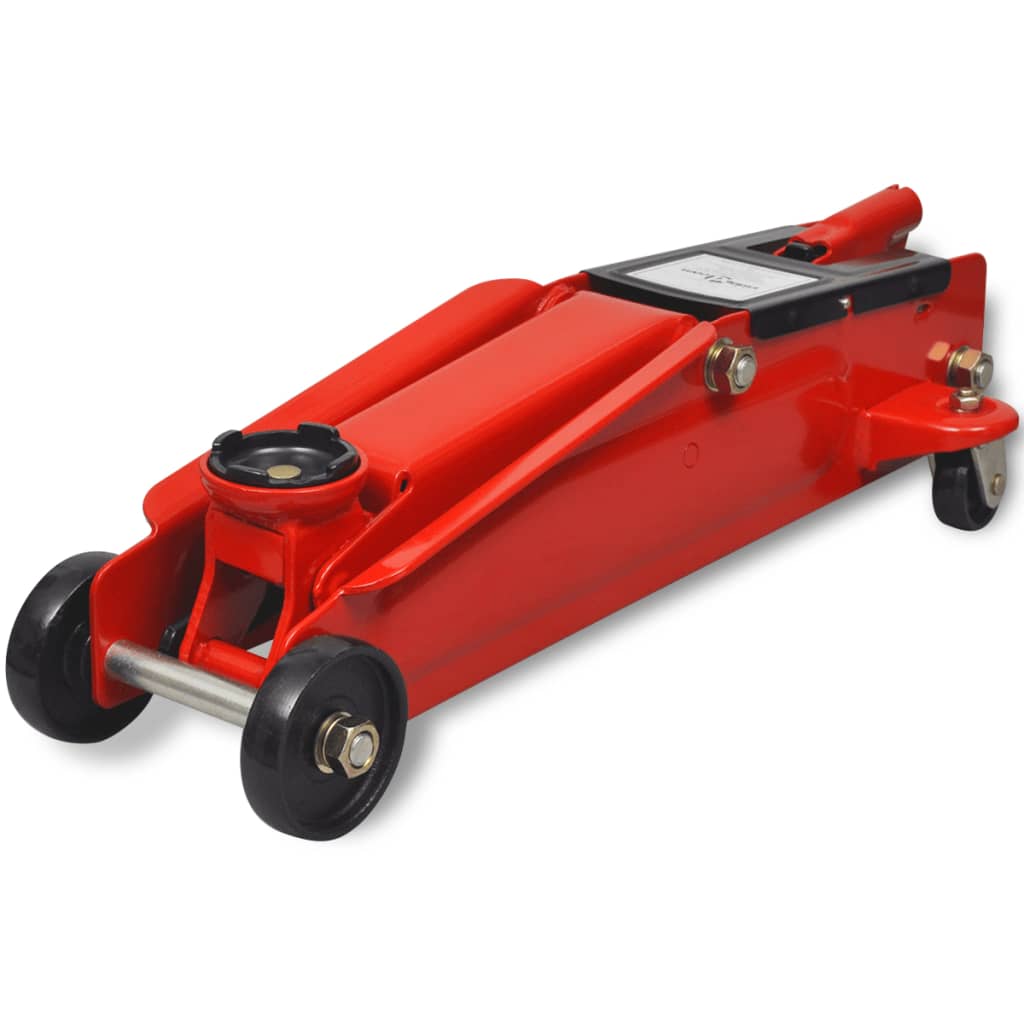 3 Ton Low Profile Hydraulic Floor Jack Red