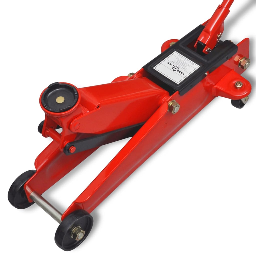 3 Ton Low Profile Hydraulic Floor Jack Red