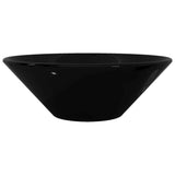 Vasque rond céramique Noir pour salle de bain