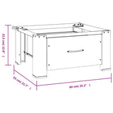 Socle pour machine à laver avec tiroir Blanc