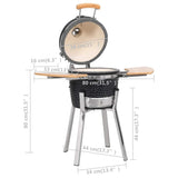 Kamado Ceramic Smoker Barbecue 81 cm