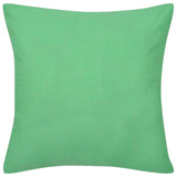 Housses de coussin 4 pcs Coton Vert pomme 40x40 cm