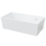 vidaXL Lavabo blanc 48x25x15 cm céramique