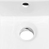 vidaXL Lavabo blanc 48x25x15 cm céramique