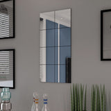 Frameless mirror tiles 8 pcs 20.5cm