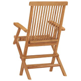 Chaises pliables de jardin lot de 2 Bois de teck solide