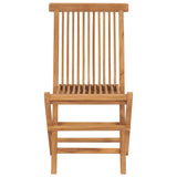 Chaises pliables de jardin lot de 2 Bois de teck solide