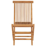 Chaises pliables de jardin lot de 2 Bois de teck solide