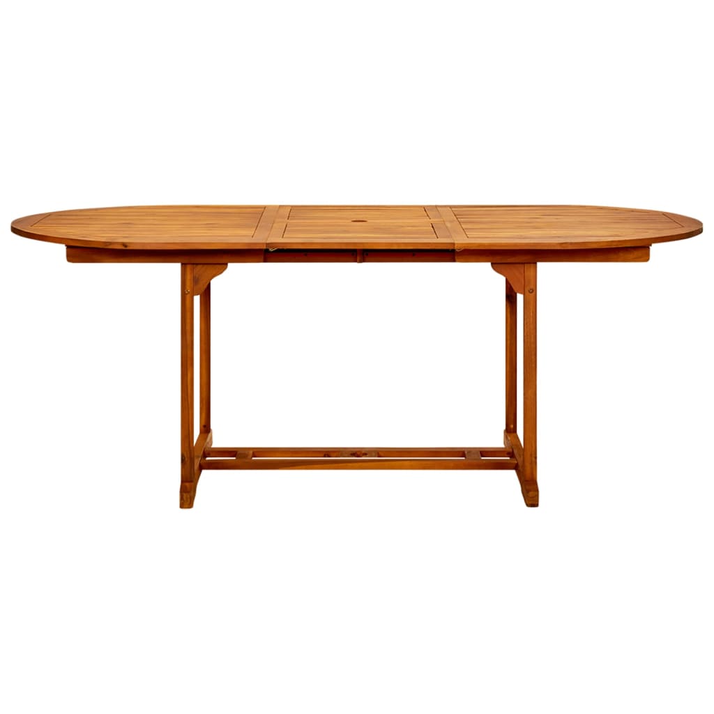 Table de jardin 200x100x75 cm Bois d'acacia massif