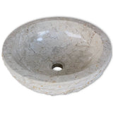 Lavabo Marbre 40 cm Crème