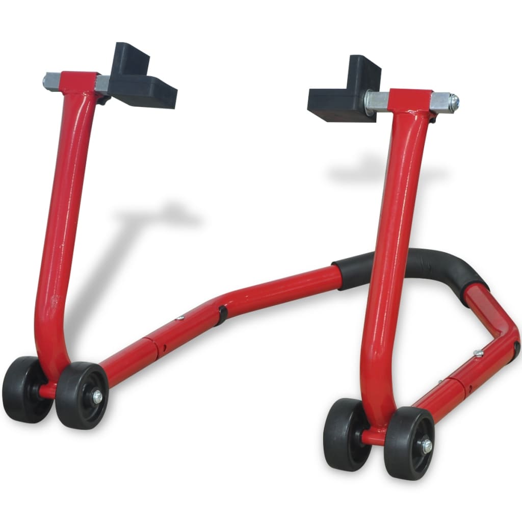 Red Motorcycle Rear Stand