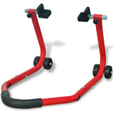 Red Motorcycle Rear Stand