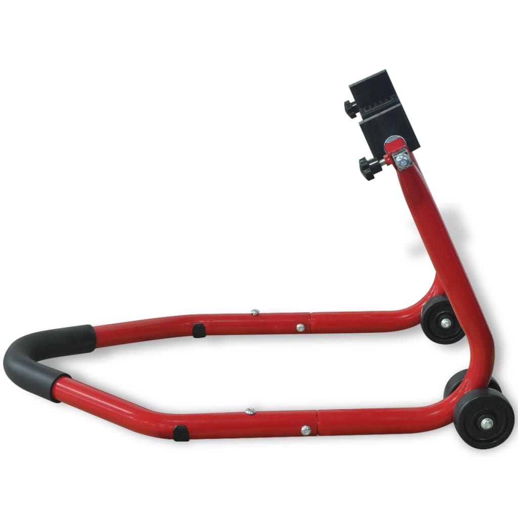 Red Motorcycle Rear Stand