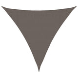 Parasol en PEHD triangulaire 3,6 x 3,6 x 3,6 m Anthracite