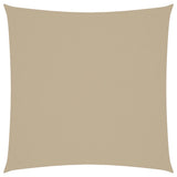 Parasol en tissu oxford carré 3,6 x 3,6 m beige