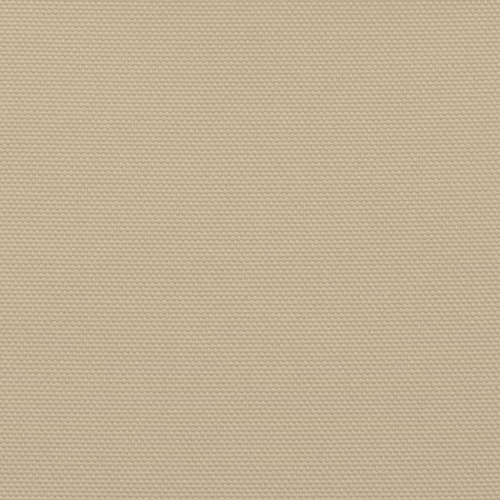 Parasol en tissu oxford carré 3,6 x 3,6 m beige