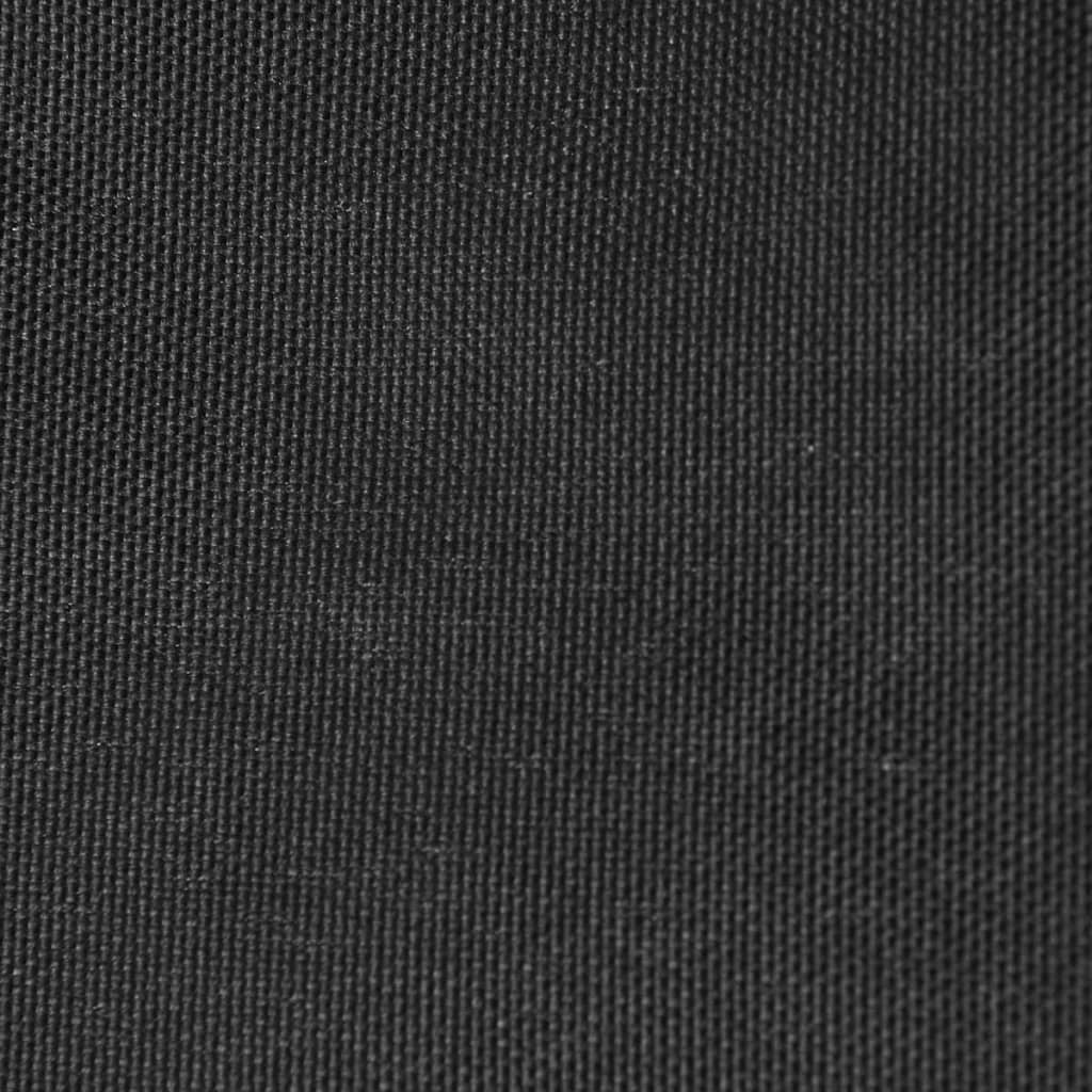 Voile de parasol tissu oxford triangulaire 5x5x5 m anthracite