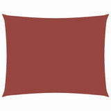 Rectangular oxford fabric parasol sail 4x6 m terracotta