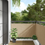 Oxford fabric balcony screen 75x400 cm Beige