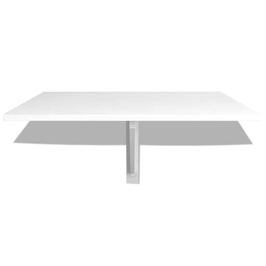 Table murale rabattable Blanc 100x60 cm