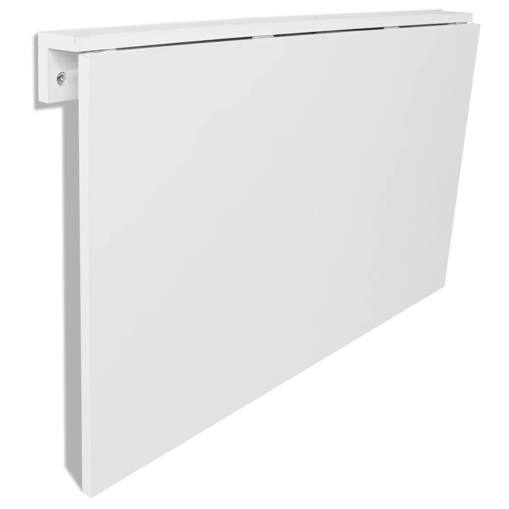 Table murale rabattable Blanc 100x60 cm