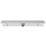 Drain de douche linéaire 930x140 mm acier inoxydable