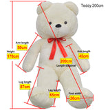 Ours en peluche Blanc 170 cm