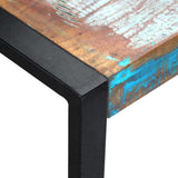 Table basse Bois de récupération massif 80x80x40 cm