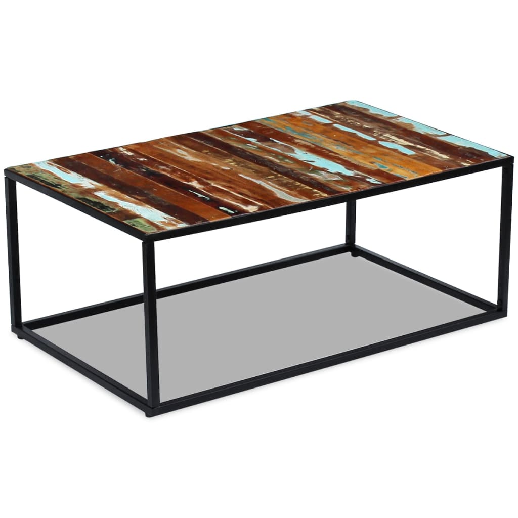 Table basse Bois de récupération massif 100x60x40 cm