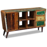 Solid reclaimed wood sideboard 150x40x86 cm