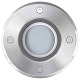 Lampes au sol à LED d'extérieur 3 pcs rond