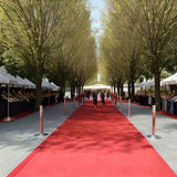 Tapis pour exposition 1 x 12 m rouge