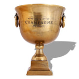 Champagne Cooler Trophy Cup Copper Brown