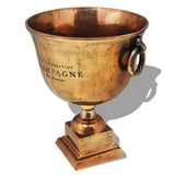 Champagne Cooler Trophy Cup Copper Brown