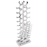 Silver Aluminum Bottle Rack 27 Bottles