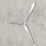 Wandpropeller Aluminium Silber 70 cm