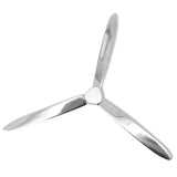 Wandpropeller Aluminium Silber 70 cm