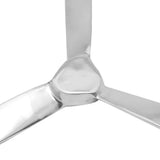 Wandpropeller Aluminium Silber 70 cm