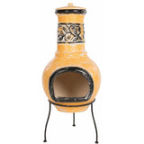 RedFire Soledad Fireplace Clay Yellow / Black 86035