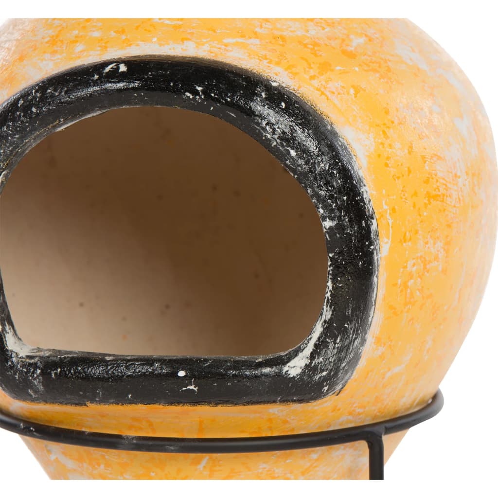 RedFire Soledad Fireplace Clay Yellow / Black 86035