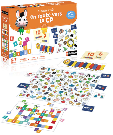 Coffret éducatif - NATHAN - La petite école - En route vers le CP ! - Jeux progressifs - Mixte