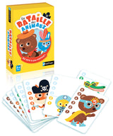 Jeu de Cartes - NATHAN - La Bataille des Animaux - Animaux rigolos - 3 ans et plus