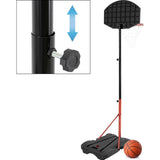 XQ Max Height Adjustable Portable Basketball Set