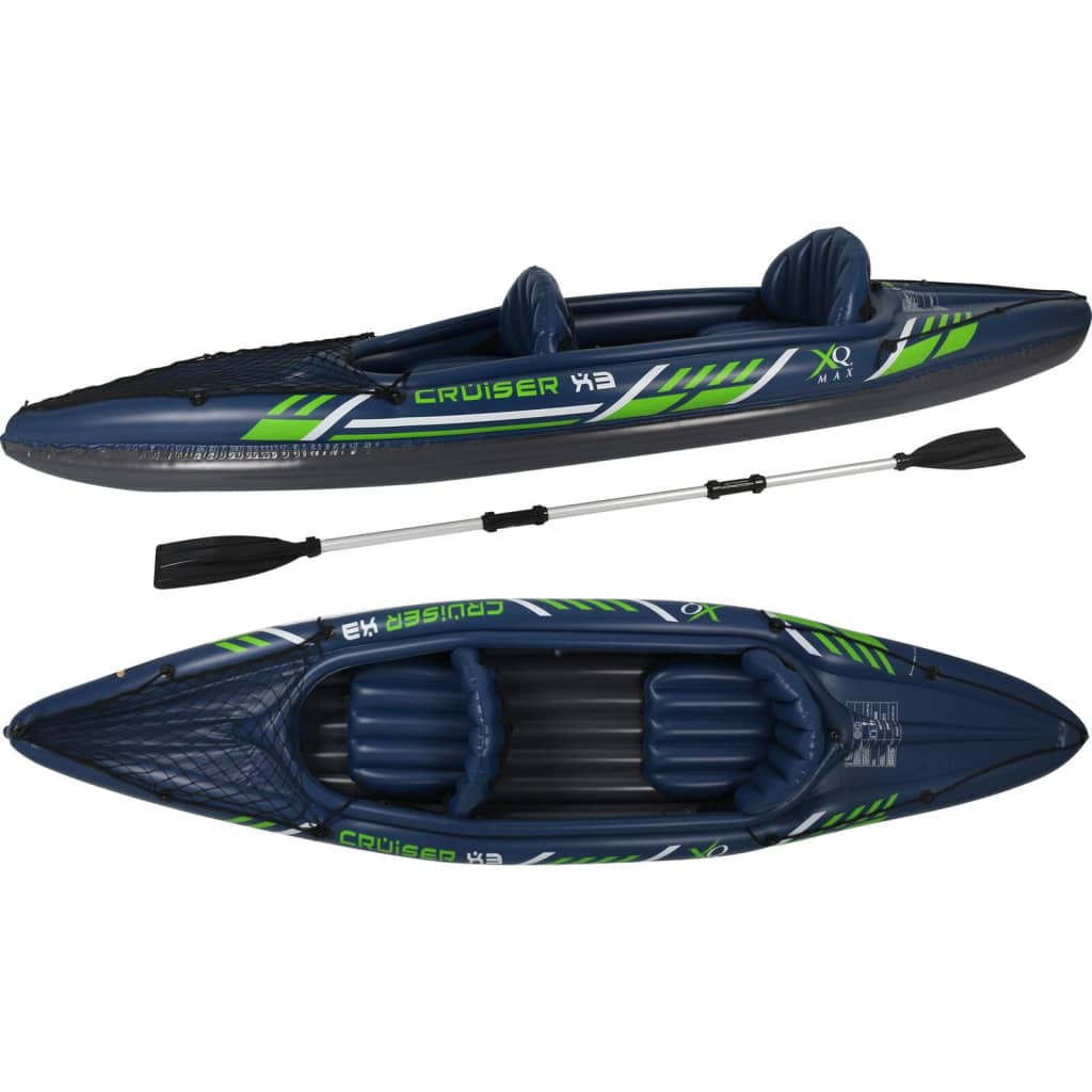 XQ Max Kayak Cruiser X3 342x76x32 cm Blau und Grün