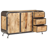 Buffet 140x40x80 cm bois d'acacia solide